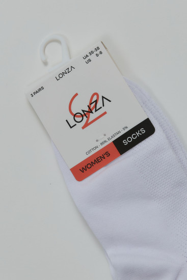 Носки хлопковые женские 3 шт. Lonza 35-38 р. 200545