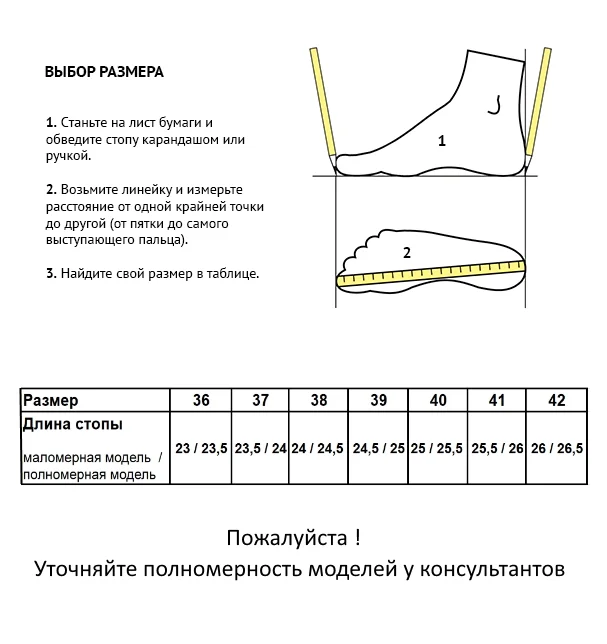 Размерная сетка